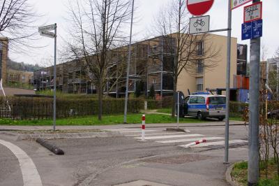 Esslingen: Spektakulaerer Auffahrunfall